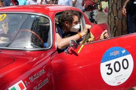 John Elkann at historic race '1000 Miglia', Arezzo, Italy - 18 Jun 2021