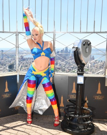 Empire State Building hosts cast of  'Rupaul's Drag Race All Stars', New York, USA - 24 Jun 2021