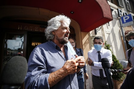 Co-founder of M5S political party Beppe Grillo in Rome, Italy - 25 Jun 2021