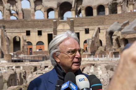 Colosseum opening of the Hypogeum press conference, Rome, Italy - 25 Jun 2021