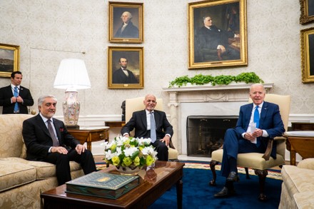 President Biden Meets with Afghanistan Leaders in Oval Office, Washington, District of Columbia, USA - 25 Jun 2021