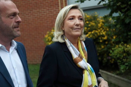 Regional elections, vote of Marine le Pen, Henin Beaumont, France - 27 Jun 2021
