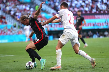 Round of 16 Croatia vs Spain, Copenhagen, Denmark - 28 Jun 2021