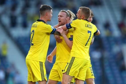 Sweden v Ukraine, UEFA European Championship 2020, Round of 16, International Football, Hampden Park, Glasgow, UK - 29 June 2021