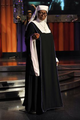 Whoopie Goldberg wax model is re-dressed as a Mother Superior to mark her run in the smash hit West End Musical, 'Sister Act' - London, Britain - 18 Aug 2010