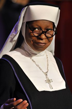 Whoopie Goldberg wax model is re-dressed as a Mother Superior to mark her run in the smash hit West End Musical, 'Sister Act' - London, Britain - 18 Aug 2010