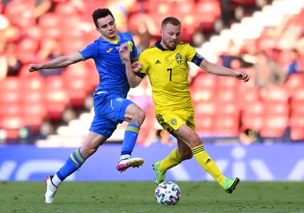 Round of 16 Sweden vs Ukraine, Glasgow, United Kingdom - 29 Jun 2021
