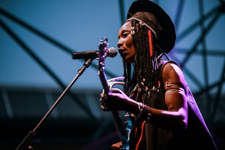 African singer Fatoumata Diawara in concert, Bologna, Italy - 29 Jun 2021