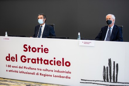 60 Years Of Pirellone Exhibition Press Conference In Milan, Italy - 29 Jun 2021