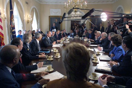 Bush Holds a Cabinet Meeting, Washington, District of Columbia, USA - 09 Apr 2001