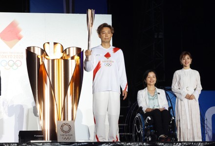 Olympic torch relay is held in Yokohama city, Yokohama, Japan - 30 Jun 2021