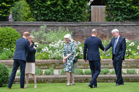 Unveiling of Princess Diana statue, Kensington Palace, London, UK - 01 Jul 2021