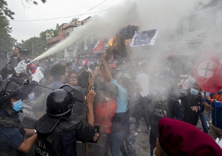 Anti-government protest in Nepal, Kathmandu - 01 Jul 2021