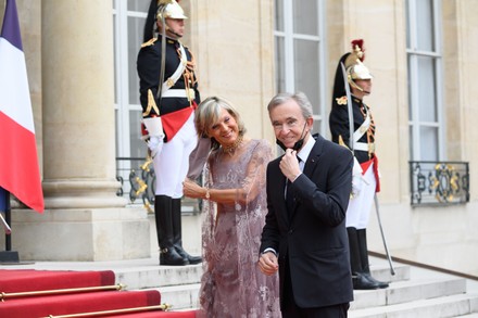 Bernard Arnault Helene Mercierarnault Editorial Stock Photo - Stock