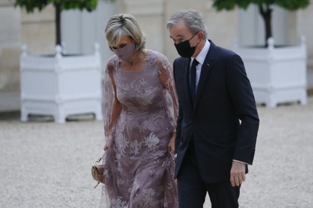 Bernard Arnault Wife Helene Mercierarnault Editorial Stock Photo