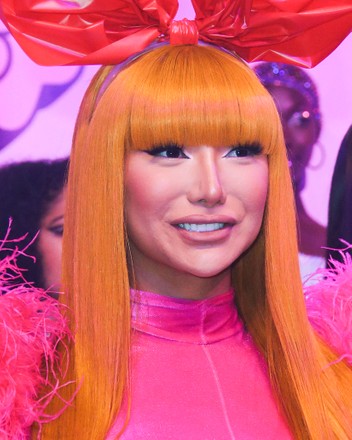 Youtuber Nikita Dragun Wearing Christian Cowan Editorial Stock Photo
