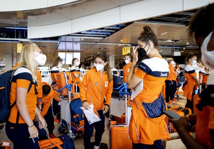 Departure of the Dutch national team to Tokyo, Schiphol, The Netherlands - 06 Jul 2021