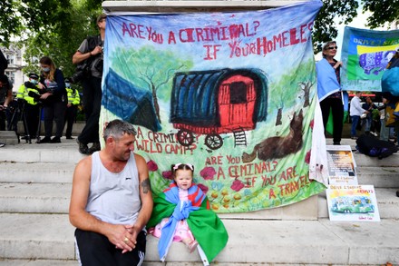 Gypsy, Roma and Travellers protest against the Police, Crime ...