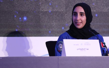 Press conference for the two UAE astronauts in Dubai, United Arab Emirates - 07 Jul 2021