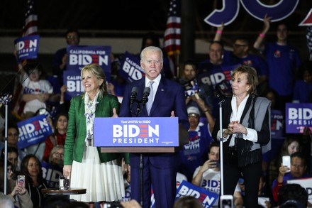 Jill and Joe Biden 2020 Super Tuesday Los Angeles Rally, United States - 03 Mar 2020
