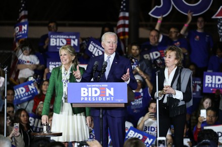 Jill and Joe Biden 2020 Super Tuesday Los Angeles Rally, United States - 03 Mar 2020