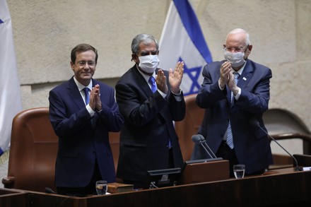 Isaac Herzog sworn in as Israel's 11th president, Jerusalem - 07 Jul 2021