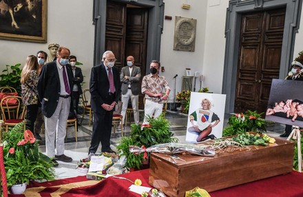 Funeral of Raffaella Carra, Campidoglio, Rome, Italy - 07 Jul 2021