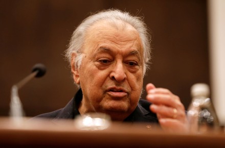 Zubin Mehta to play with the Belgrade Philharmonic orchestra, Serbia - 08 Jul 2021