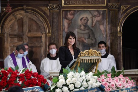 Raffaella Carra's funeral ceremony in Rome, Italy - 09 Jul 2021