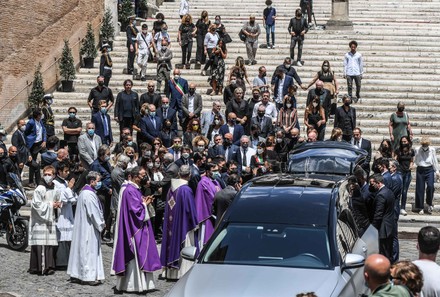 Funeral of Raffaella Carra, Ara Coeli Church, Rome, Italy - 09 Jul 2021