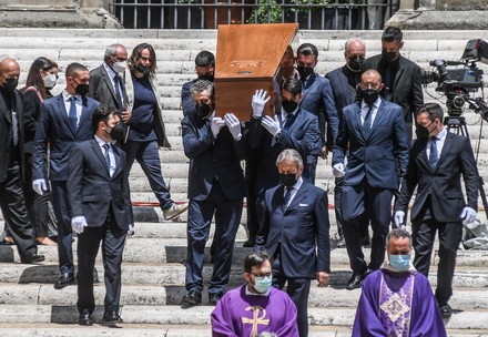 Funeral of Raffaella Carra, Ara Coeli Church, Rome, Italy - 09 Jul 2021