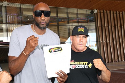 Lamar Odom signs new Celebrity Boxing contract, Live Hotel and Casino, Philadelphia, USA - 09 Jul 2021