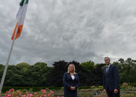 Givan And O'Neill Attend WW1 Commemoration In Dublin, Ireland - 10 Jul 2021