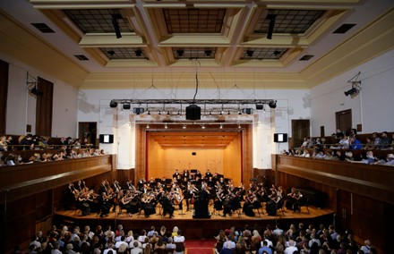 Zubin Mehta leads Belgrade Philharmonic orchestra, Serbia - 10 Jul 2021
