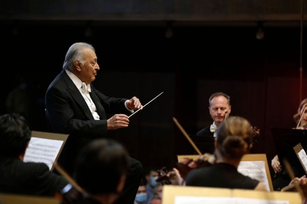 Zubin Mehta leads Belgrade Philharmonic orchestra, Serbia - 10 Jul 2021
