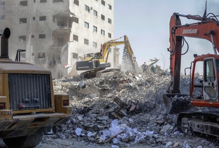 Destroyed Buildings In Gaza, Palestine - 11 Jul 2021 Stock Pictures 