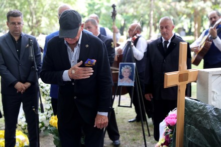 Burial of Zsa Zsa Gabor at Kerepes Cemetery, Budapest, Hungary - 13 Jul 2021