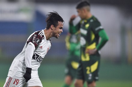 Michael Delgado De Oliveira Flamengo Celebrates Editorial Stock Photo ...