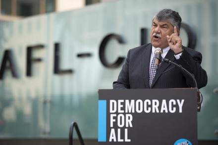 AFL-CIO Leadership Holds News Conference in Washington DC, District of Columbia, United States - 15 Jul 2021