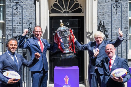 RLWC Trophies at Downing Street. London, UK - 16 Jul 2021