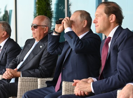 Russian President Vladimir Putin visits MAKS 2021 International Aviation and Space Salon in Zhukovsky, Russian Federation - 20 Jul 2021