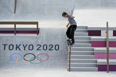 Skateboarder Axel Cruysberghs Pictured Action During Editorial Stock ...