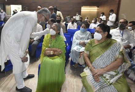 Congress NCP RJD DMK SP Leaders Attend Trinamool Congress Martyrs Day Online Event In Delhi, New Delhi, India - 21 Jul 2021