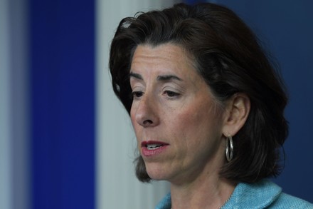 Us Secretary Commerce Gina Raimondo Speaks Editorial Stock Photo ...