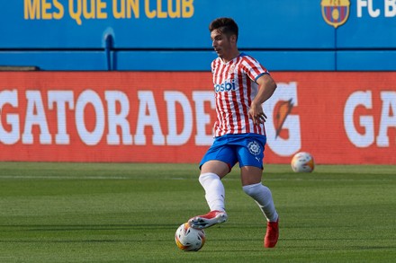 Valery Fernandez Girona Controls Ball During Editorial Stock Photo