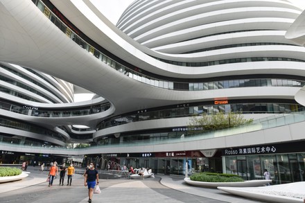 Galaxy SOHO shopping center in Beijing, China - 25 Jul 2021