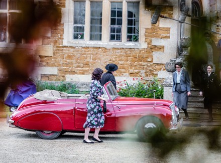 'Father Brown' TV show on set filming, Chastleton House, Oxfordshire, UK - 28 Jul 2021