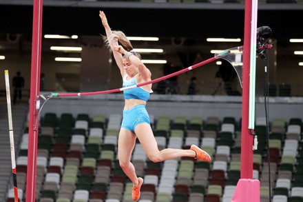 Elina Lampela Finland Competes Womens Pole Editorial Stock Photo ...