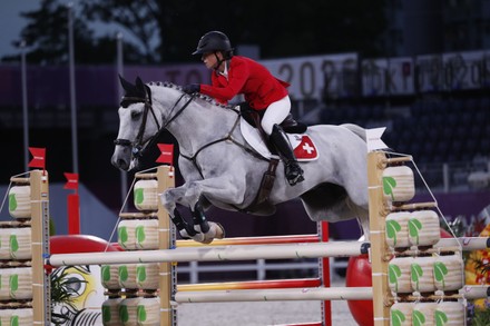 Melody Johner Switzerland Riding Toubleu De Editorial Stock Photo