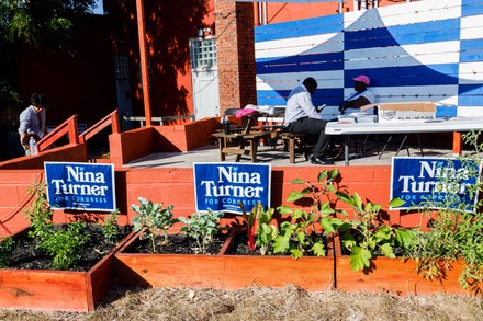 Nina Turner campaigns in Akron, US - 02 Aug 2021